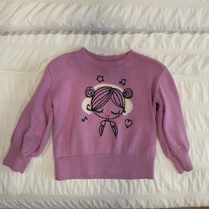 Baby Gap 3T lavender sweater